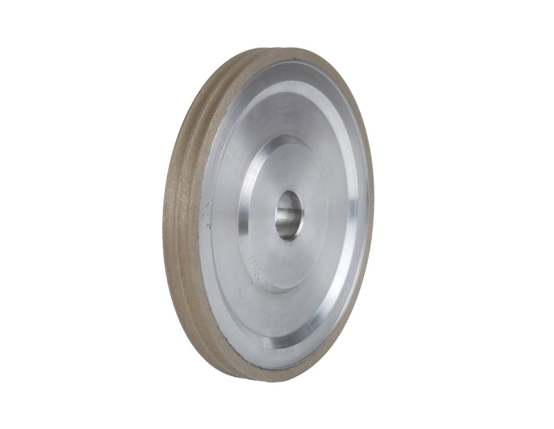 Metal diamond grinding wheel for edging and chamfering